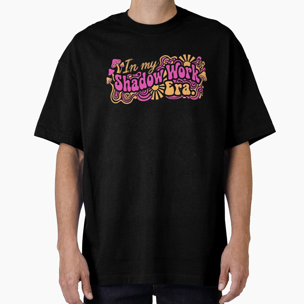 In My Shadow Work Era - Vintage 70s Psychedelic Liquid Text by auxincaftan0o