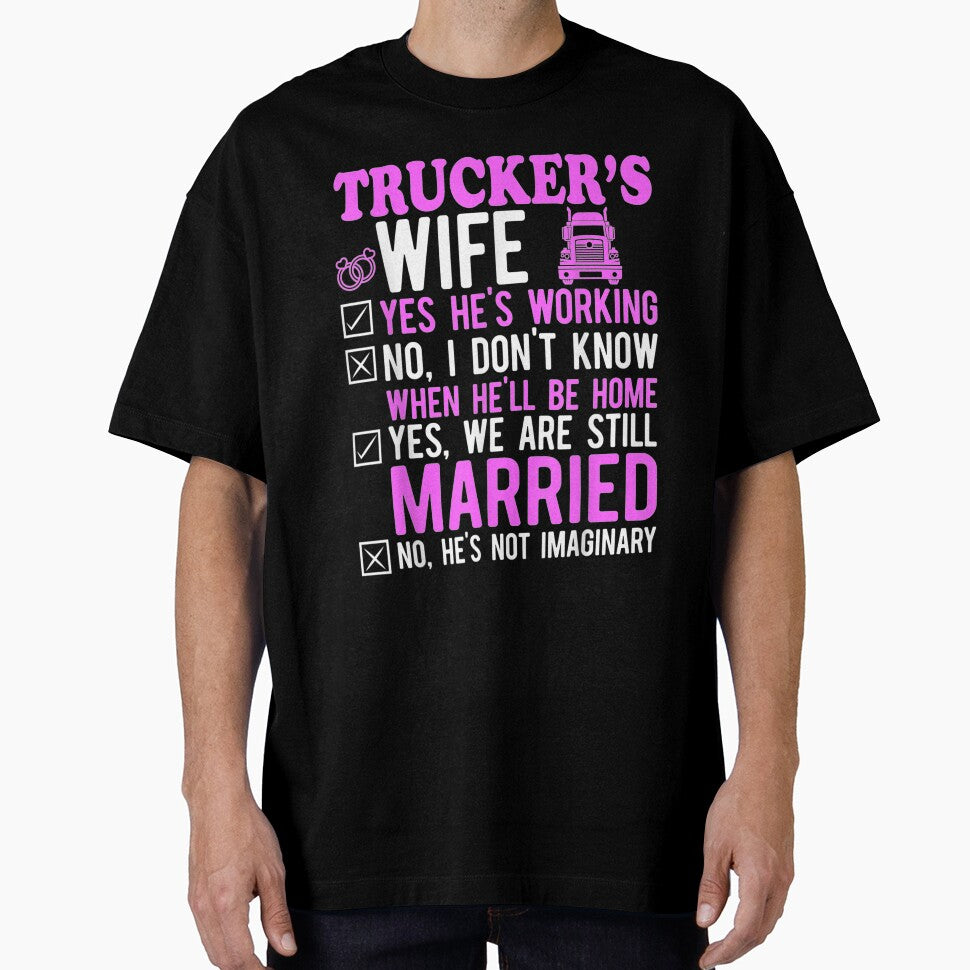Trucker Wife Hus Truck Driver by patsa4