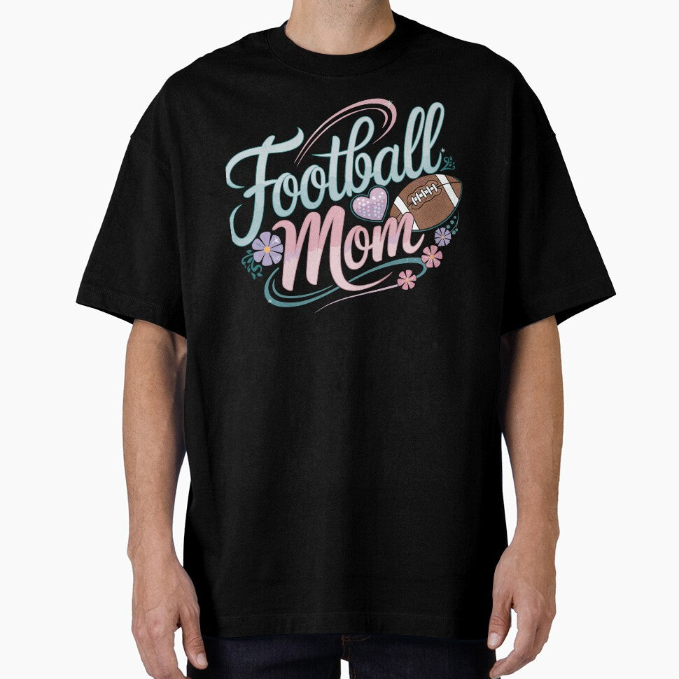 Football Mom Football Lover T-shirt by kdllama