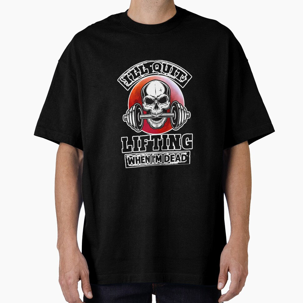 Ill Quit Lifting When Im Dead Skull by SkyCloudBlue