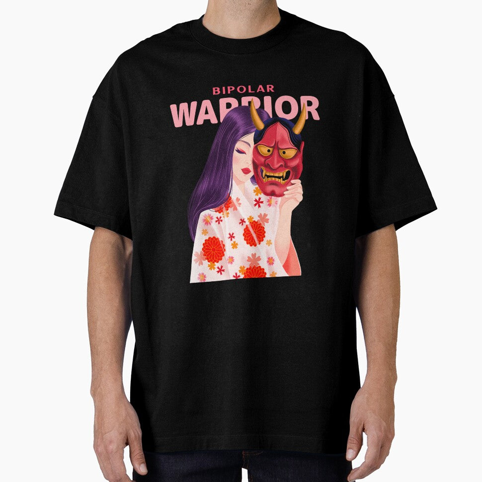 Bipolar Warrior A Japanese Woman With a Mask by Winter--Flowers