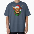 Christmas Highland Cow by wreckssy