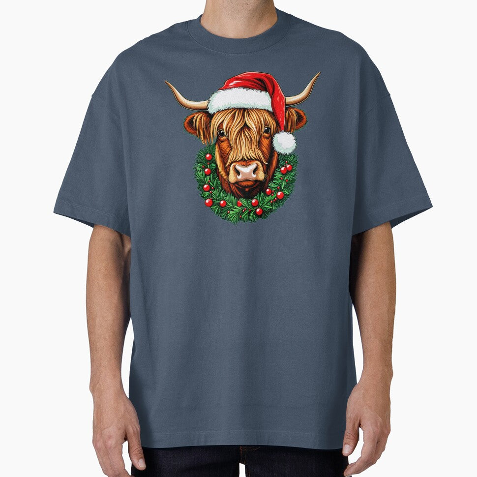 Christmas Highland Cow by wreckssy