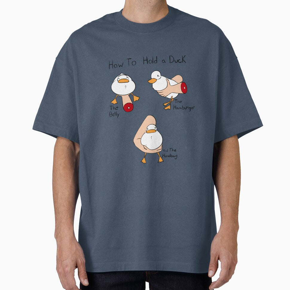How to hold a duck/colored by Quackustrations