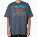 "Drown Your Troubles in Coffee" Vintage Aesthetic T-Shirt for Melancholy Baristas and Night Shift Workers by ChameraDesign