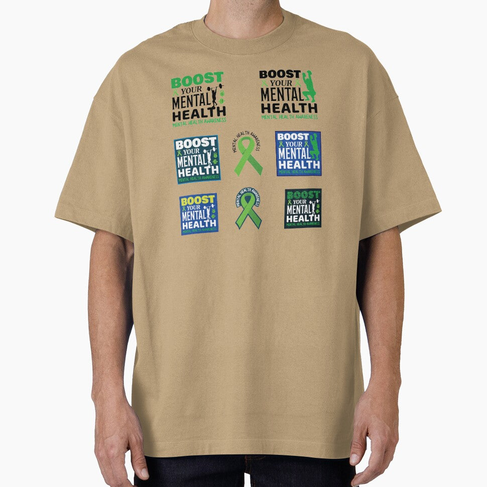 Mental Health Awareness - Boost Your Mental Health Stricker Pack by OwlCanvas