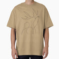Minimalist Deer Line Art by linesbydunja