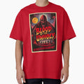 Retro Skeleton Horror Monster T-Shirt – 70s & 80s Hammer Horror Inspired Design with Zombies, Chainsaw, and Devil Aesthetic by blackdoggdesign