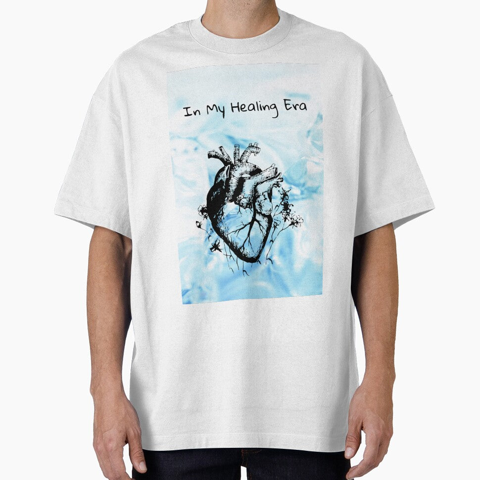 In My Healing Era – Self Love Aesthetic Typography, Mental Health Awareness, Soft Girl Era Design by HapyPrintDesign