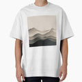 Wavy abstract minimalist line art design by Feluceo
