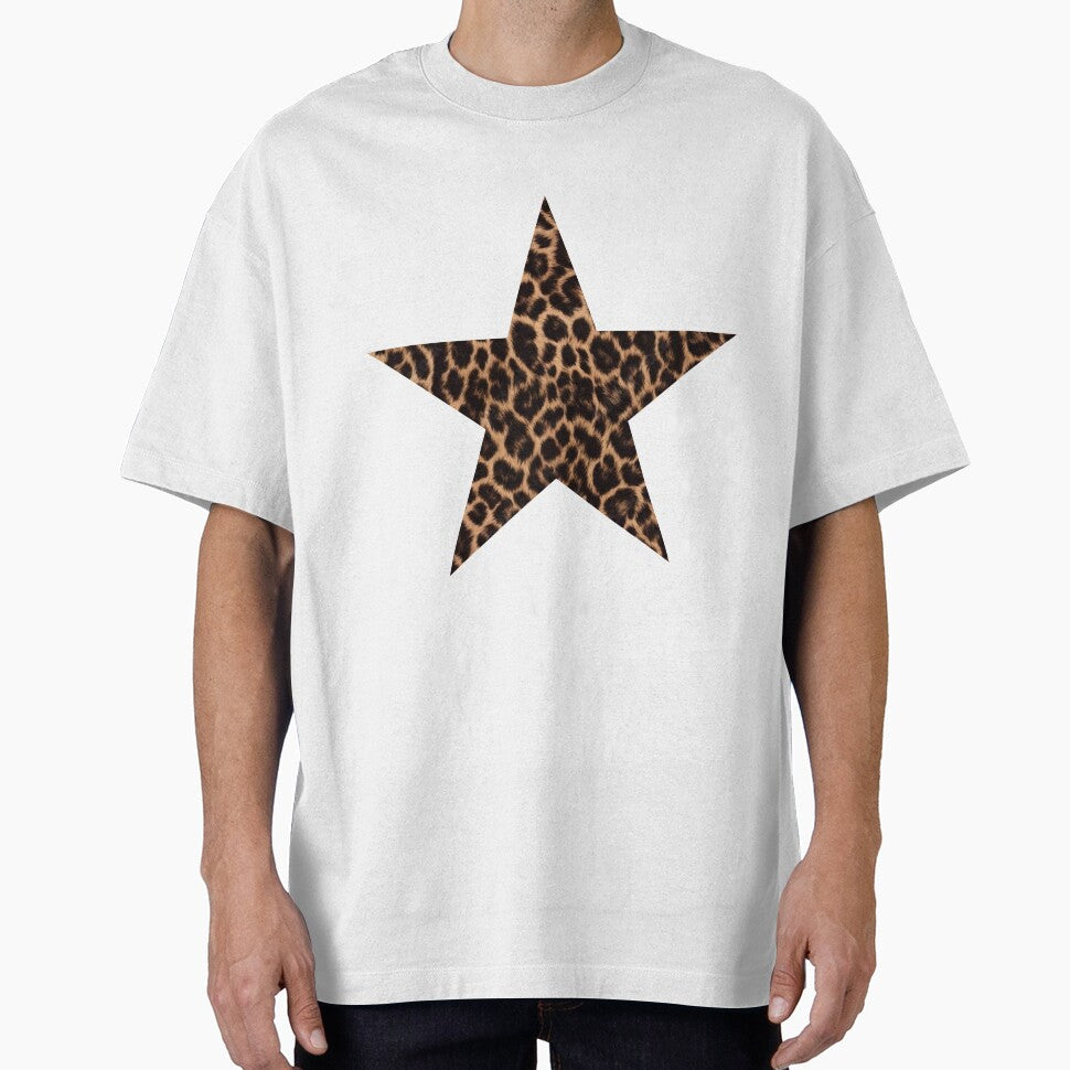 leopard print star by funkyrainbowss