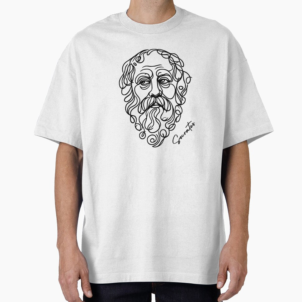 Minimalist Socrates (with name) by serendipitouspicks