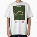 Minimalist York Horse Racing Line Print by The Circuit Collection