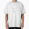 Pig Line Drawing abstract art Minimalist by Penny Stanley (ICONIC FOX GRAPHICS)