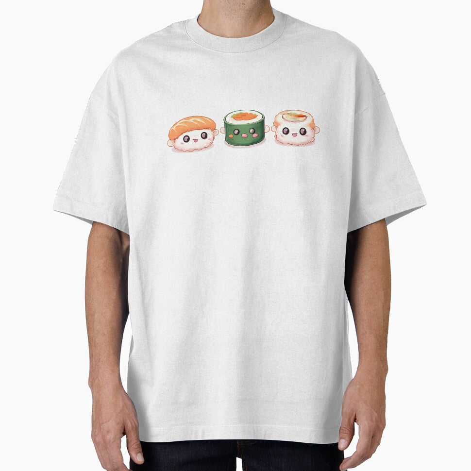 Kawaii Sushi Set Cute Japanese Food Sticker by DesignEG