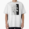 Black And White Delicate Flower Design, Botanical Illustrations, Black and White Artwork by WatermelonPink