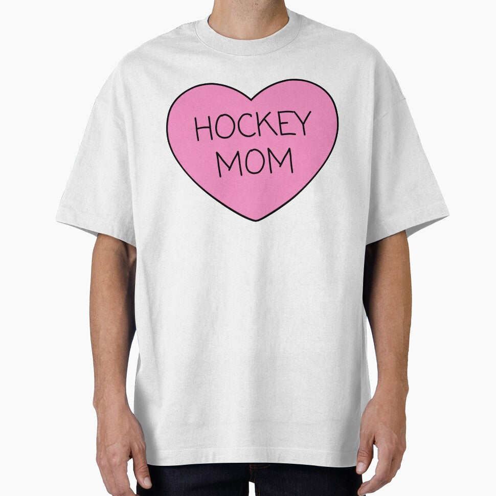 Hockey Mom Pink Heart by OscarAndOphelia