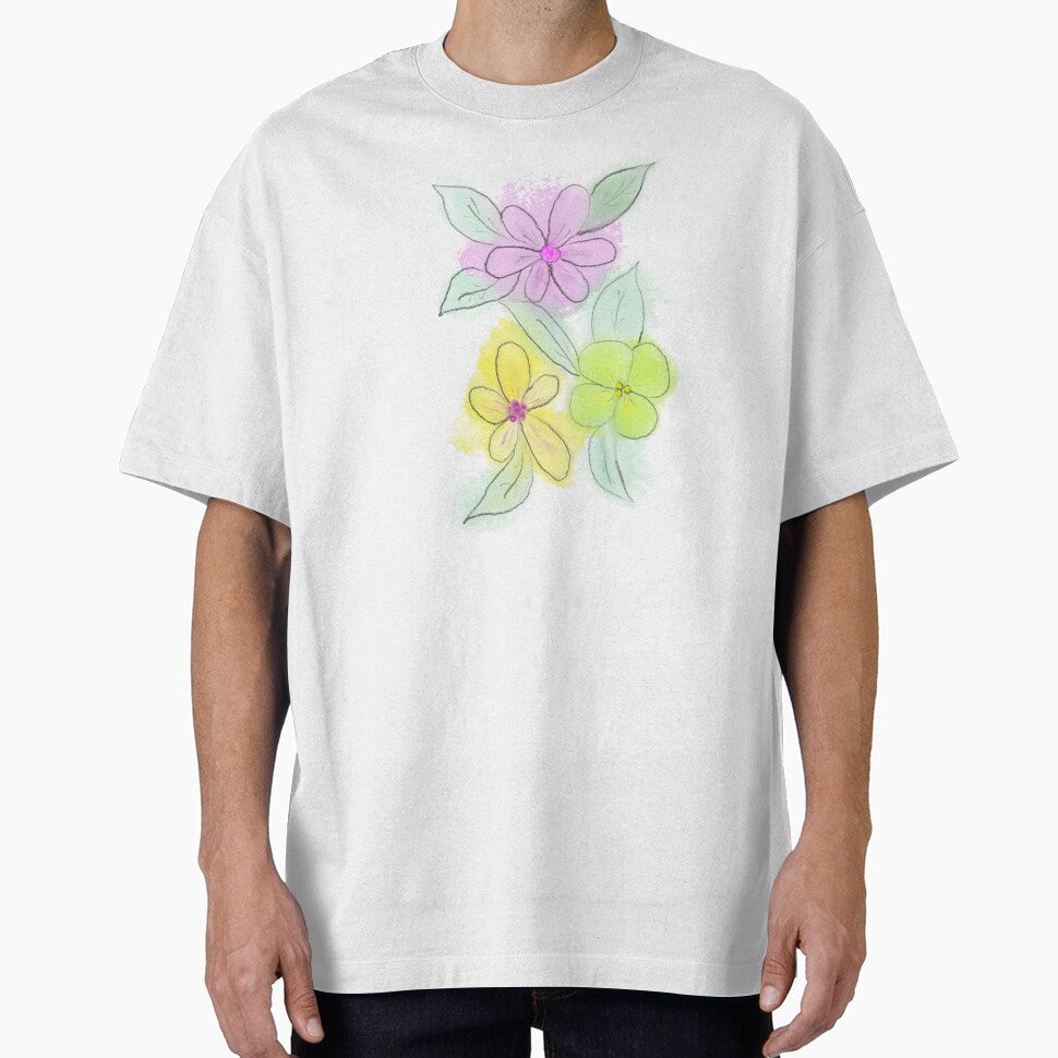 Pastel Hand Drawn Flowers by clounewcomb