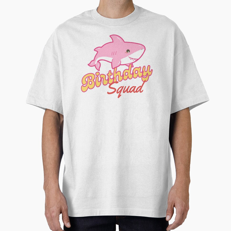 Shark Birthday Squad for Girl by SusySell