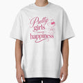 Pretty Girls Choose Happiness Coquette Cherry Cocktail Glass Pink Aesthetic Sticker by AveniaOficial