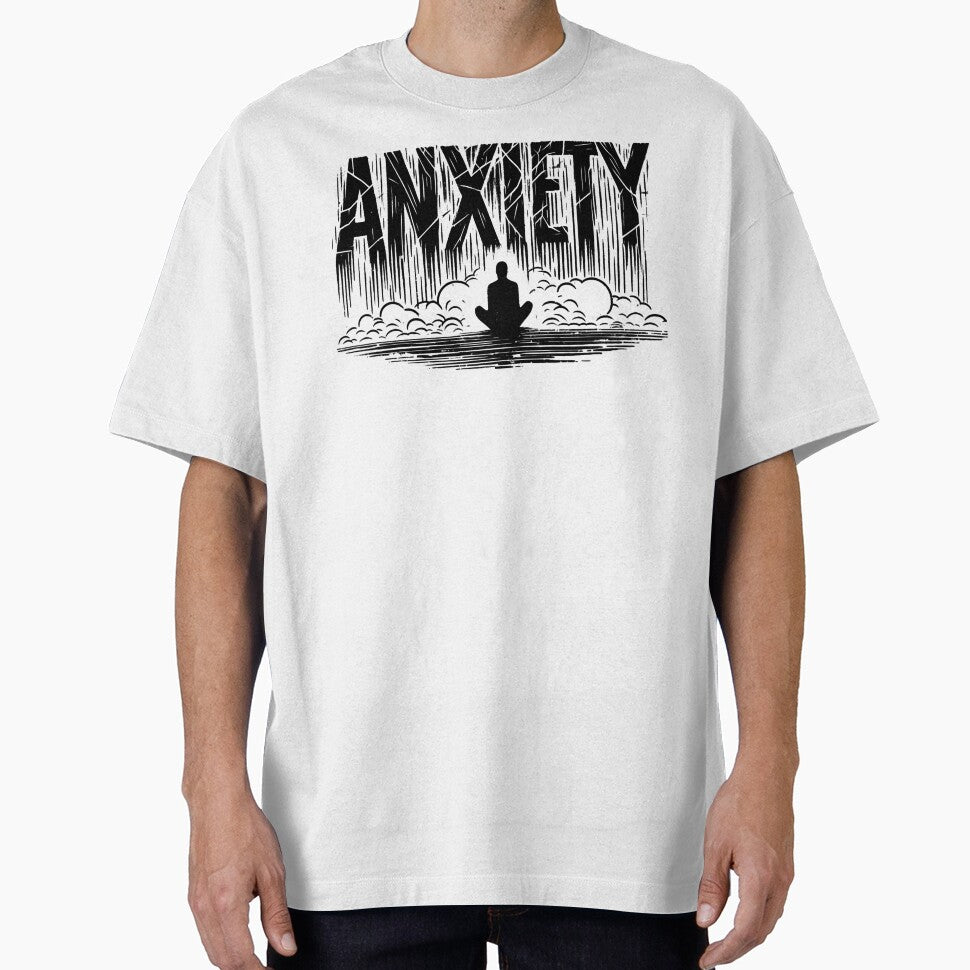 Lonely Anxiety Mental Health Black by MoonMonkeyNbear