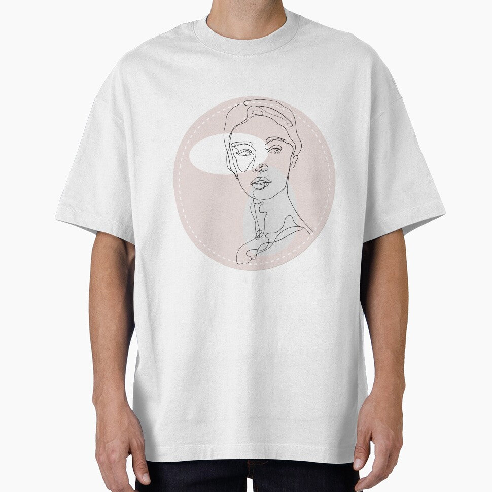 Medallion Woman - Line Art Drawing Designs by perkybones
