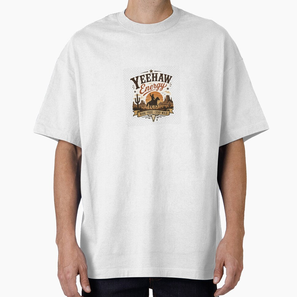 YEEHAW Energy – Retro Western Cowboy Sticker by DESPOT07