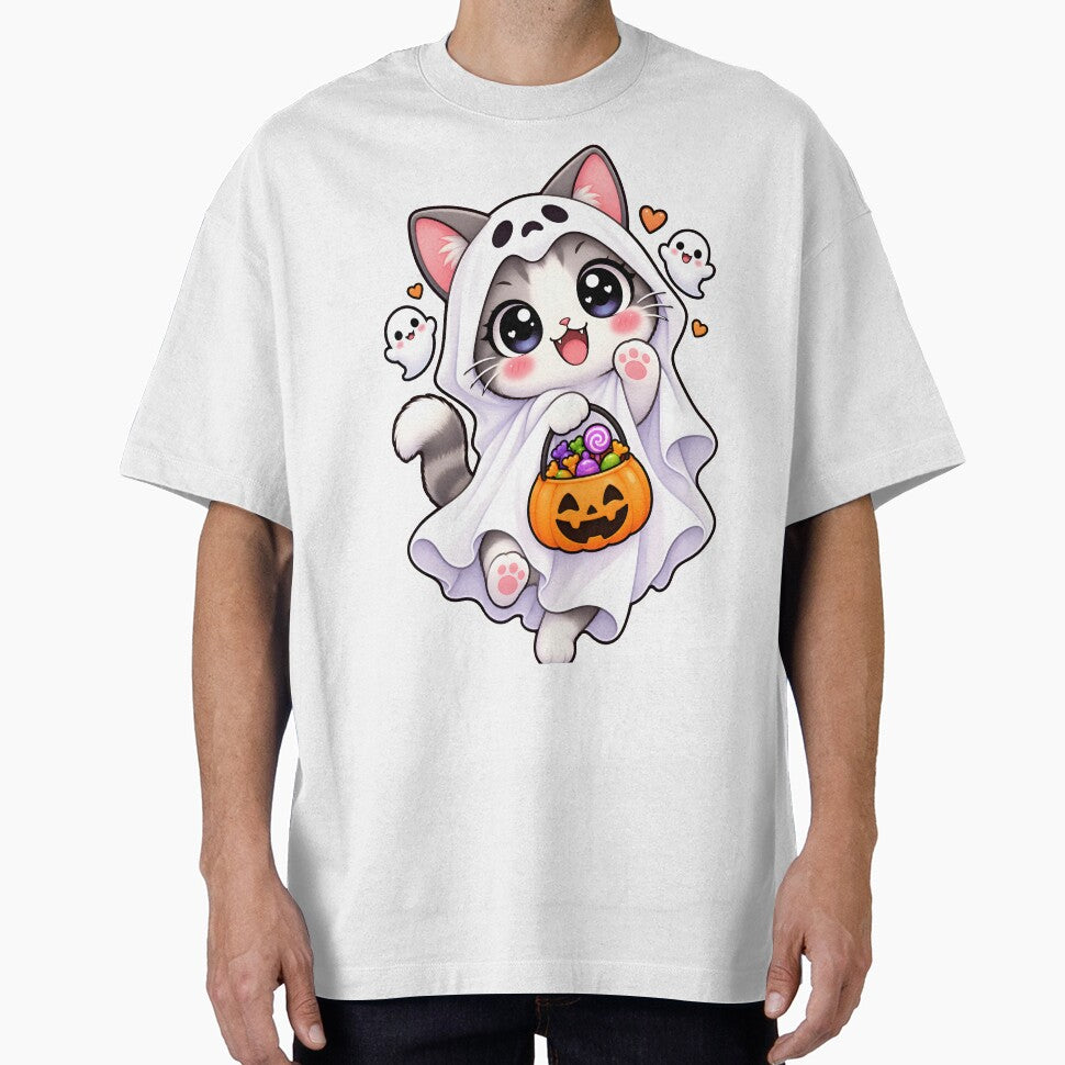 Ghost Cat Vet Tech – Cute Veterinary Halloween Cat by Bettybee00