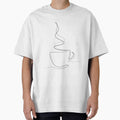 Coffee Line Drawing, Cup of a Coffee Illustration, One Line Art Coffee by clauceart