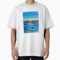 Sunrise Over Sea Acrylic Painting – Van Gogh Inspired by alexnlanguages
