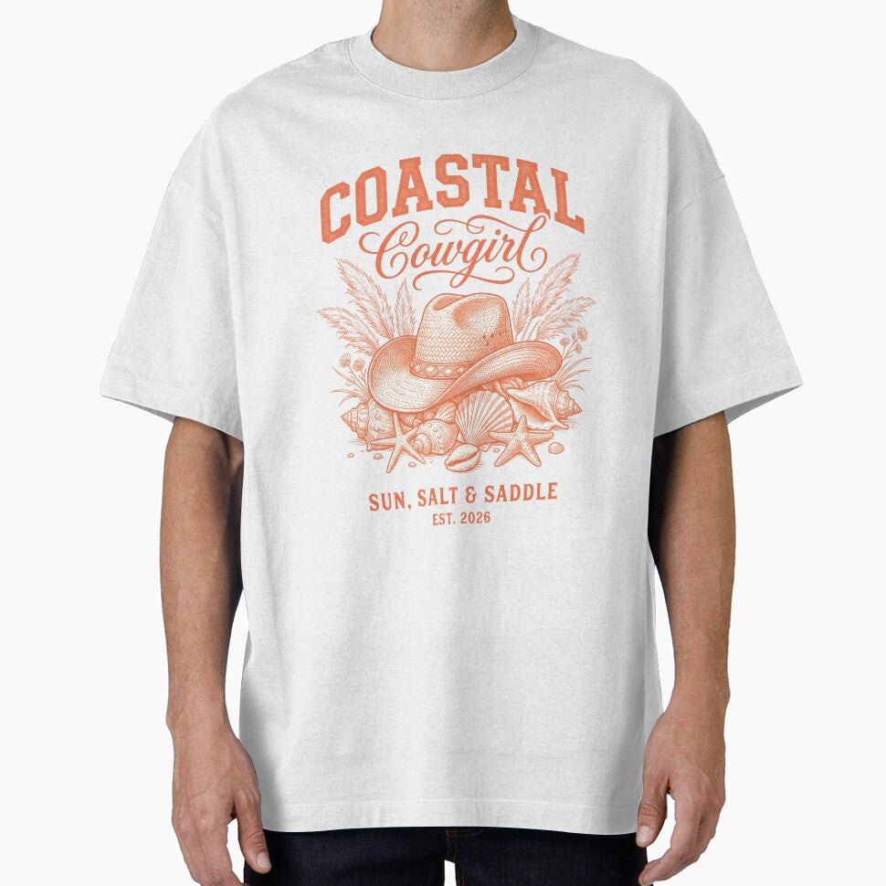 Coastal Cowgirl – Cowboy Hat Beach Design by Sea Gem