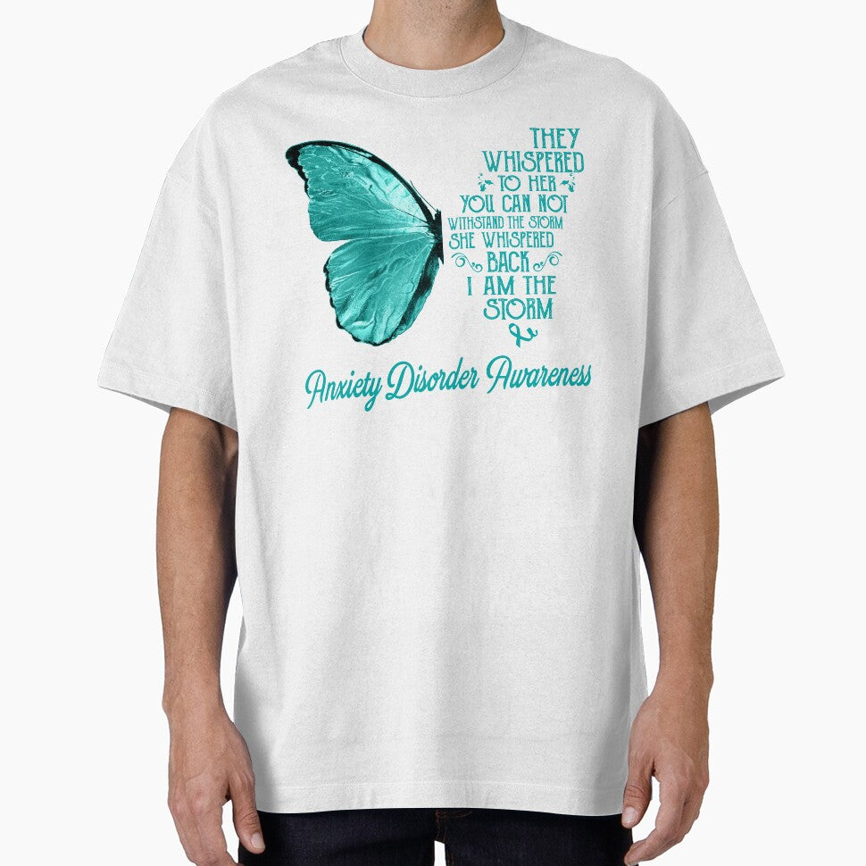 Butterfly I Am The Storm Anxiety Disorder Awareness by whlrcheryl