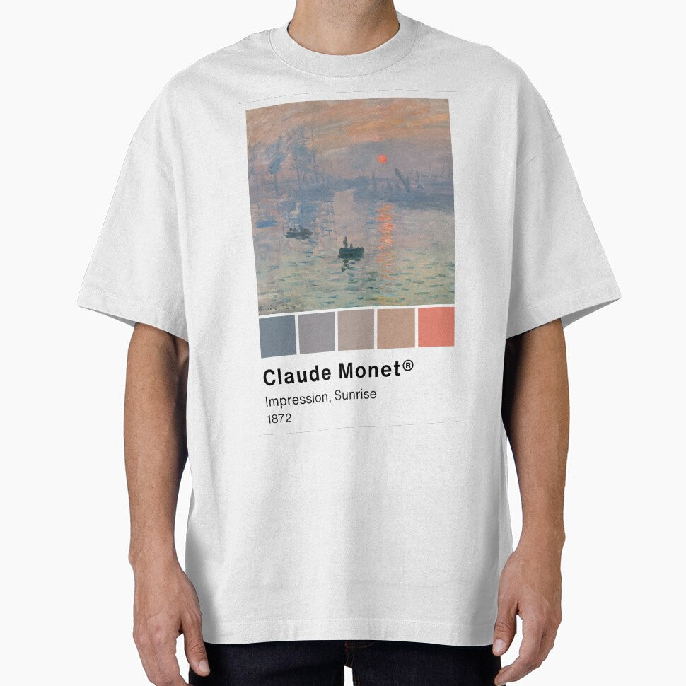 Claude Monet - Impression Sunrise - Pantone Color swatch, Art Paintings Art history by Lemon-y-Shark