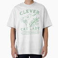 Clever Cat Lady (not crazy) - Pale Green by DPingBirdie