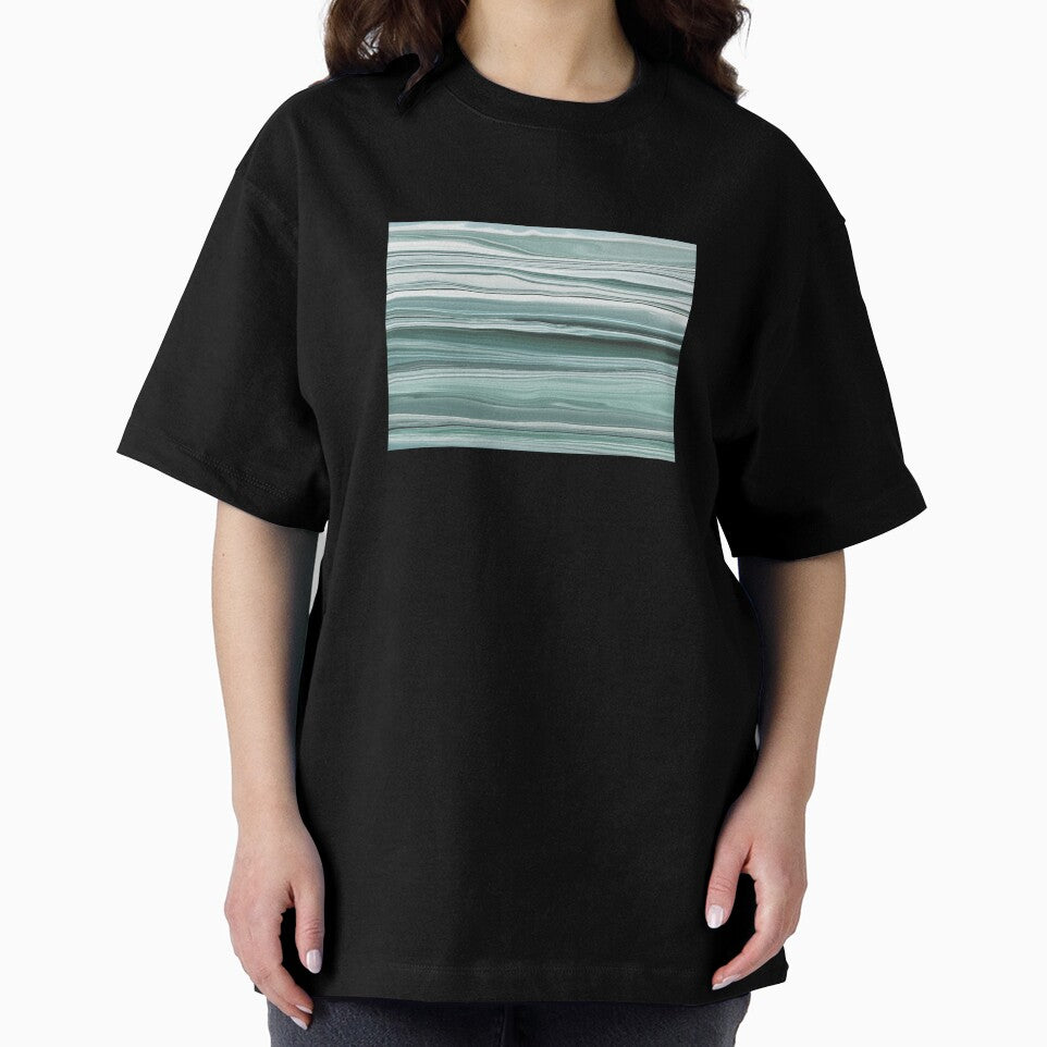 Abstract Ocean Horizontal Lines Coastal Style Décor Beachy Vibes Art 6 of 20 by Beachy