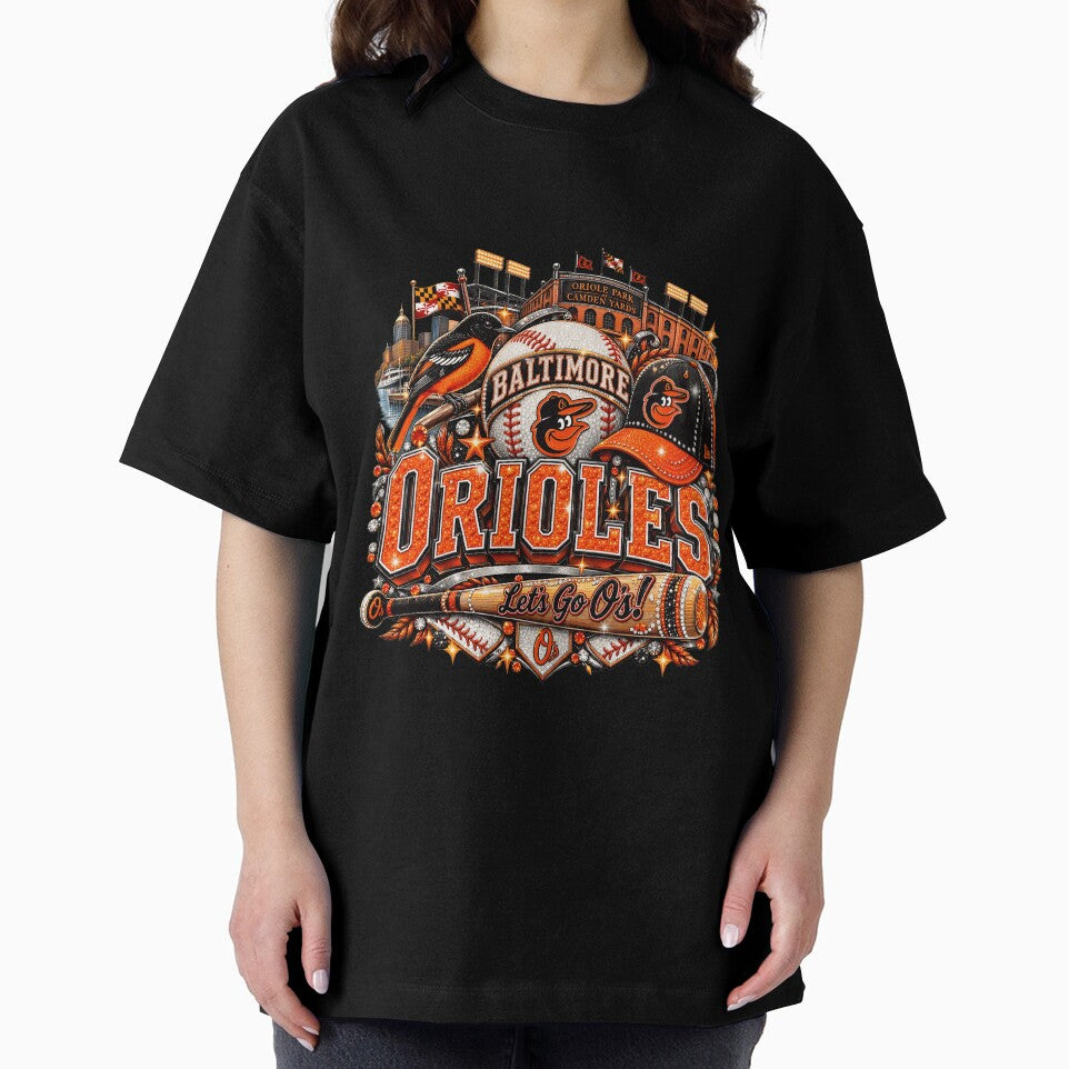 Baltimore Baseball Sparkle Fan Design by JasonVasq64308