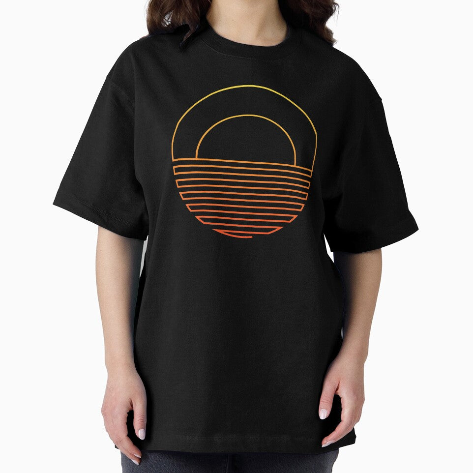 Sunset Line Art, Minimalist Art, Simple Art by bluesky26