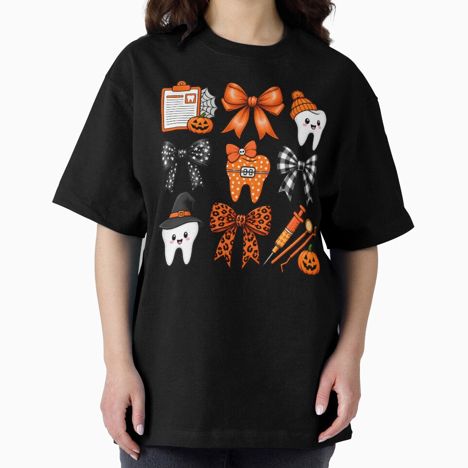 Halloween Dental Bows & Cute Tooth Collection – Spooky Dentist Design by Artbyrome