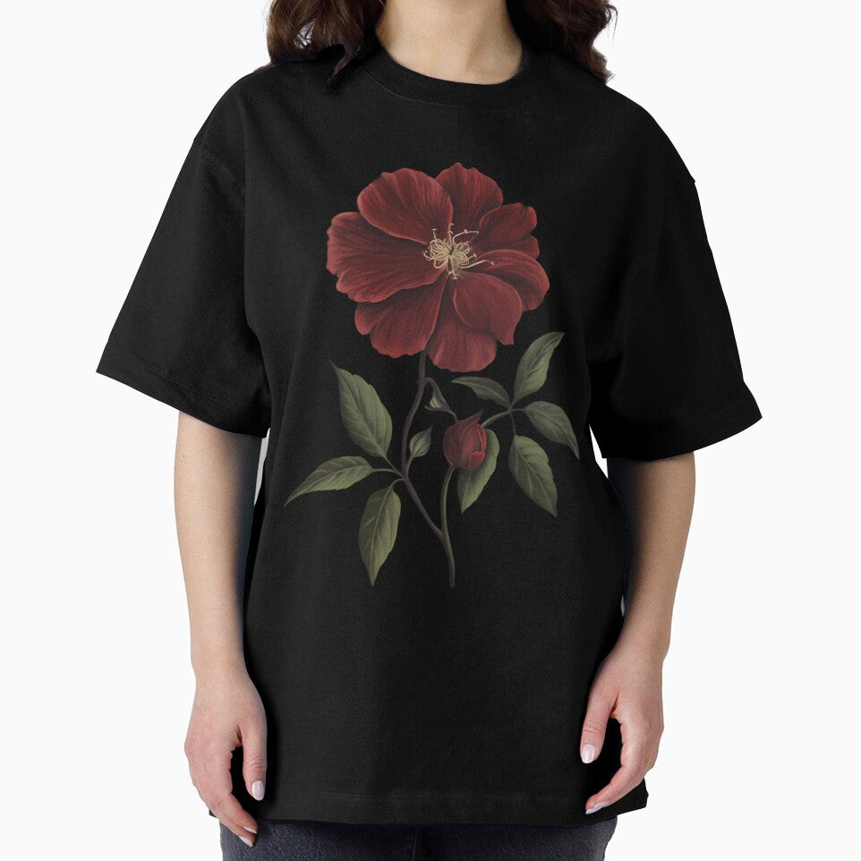 Dark Academia Red Flower by nqlcctulux48