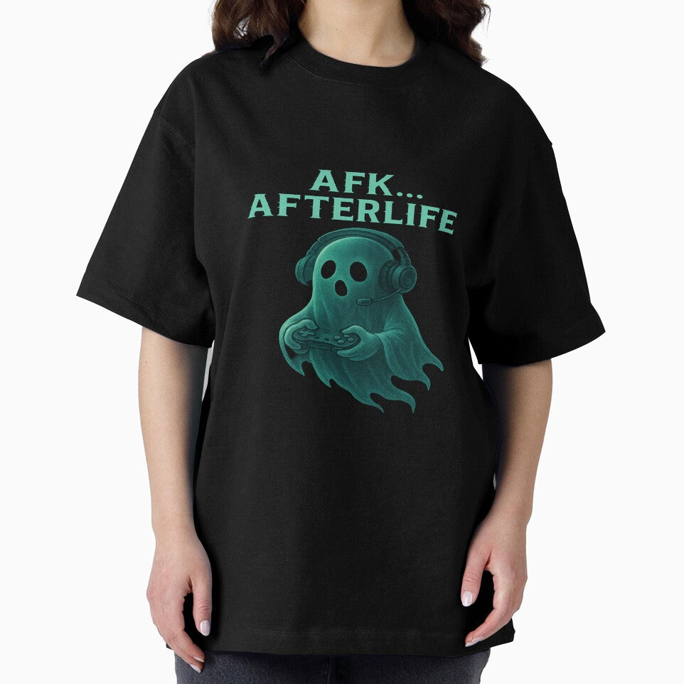 AFK… Afterlife – Sarcastic Gamer Halloween Design by GeekGliter