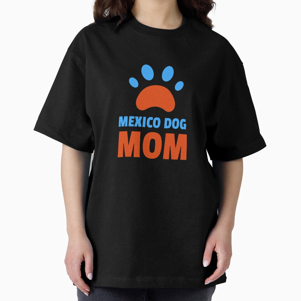 Mexico Dog Mom Blue Orange Paw by spicygarb