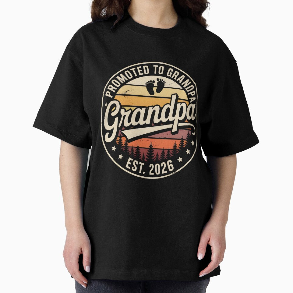 Promoted to Grandpa Est. 2026 – Baby Announcement Grandpa by MizoX7