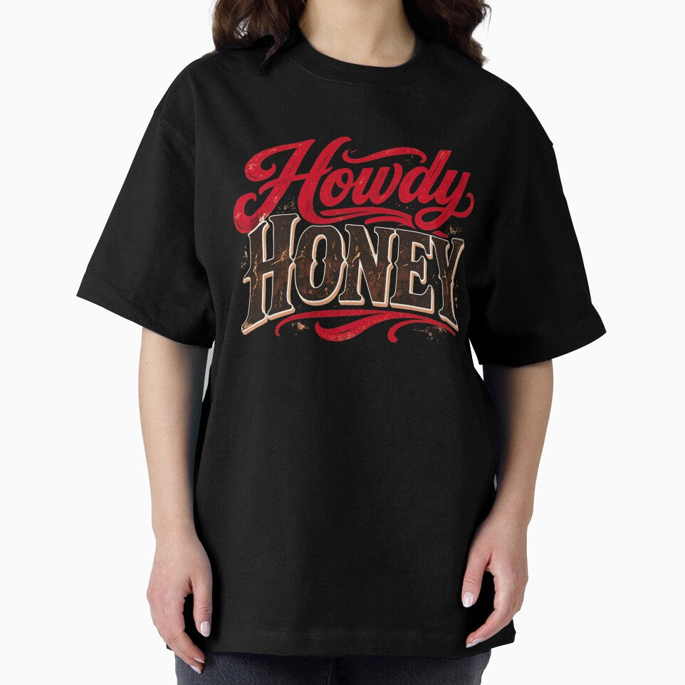 Howdy Honey Southern Country Girl Western Cowgirl Vintage Graphic by designleon19