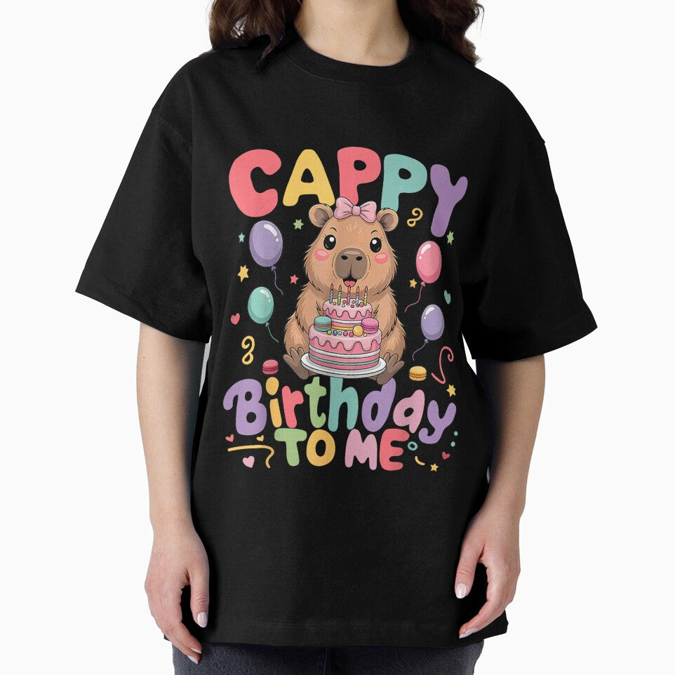 Cappy Birthday to Me Cute Capy Capybara Birthday Girls Kids Art for Men Women Kids , Capybara Gift Lover by DZIRI NAJAT