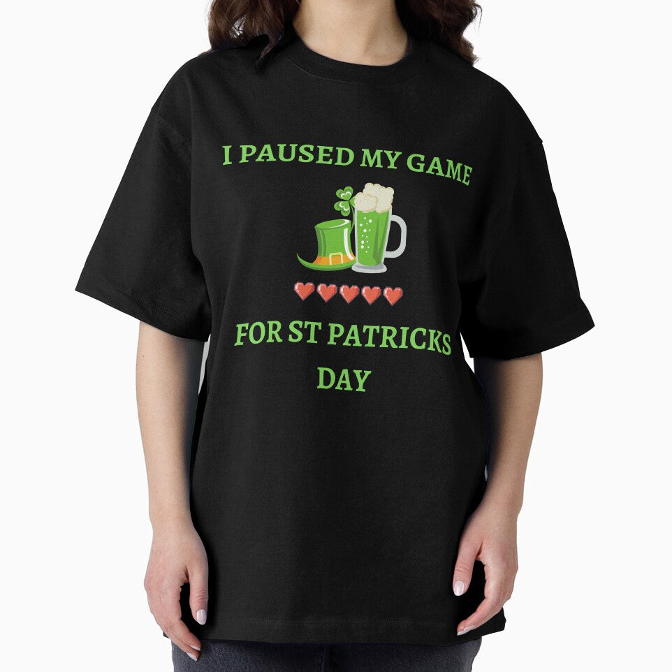 I paused my game for st Patrick's Day by schizarty