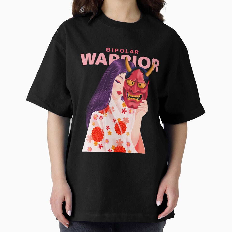 Bipolar Warrior A Japanese Woman With a Mask by Winter--Flowers