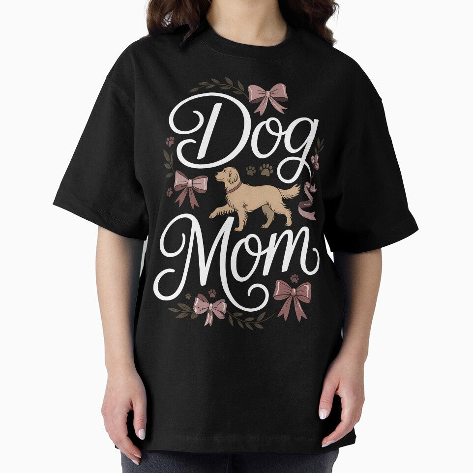 Dog Mom | Elegant Coquette Golden Retriever Design by cabana.space
