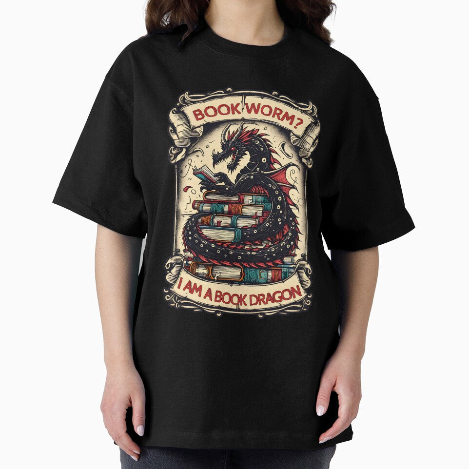 Book Worm? No, I am a Book Dragon by Boardgameo