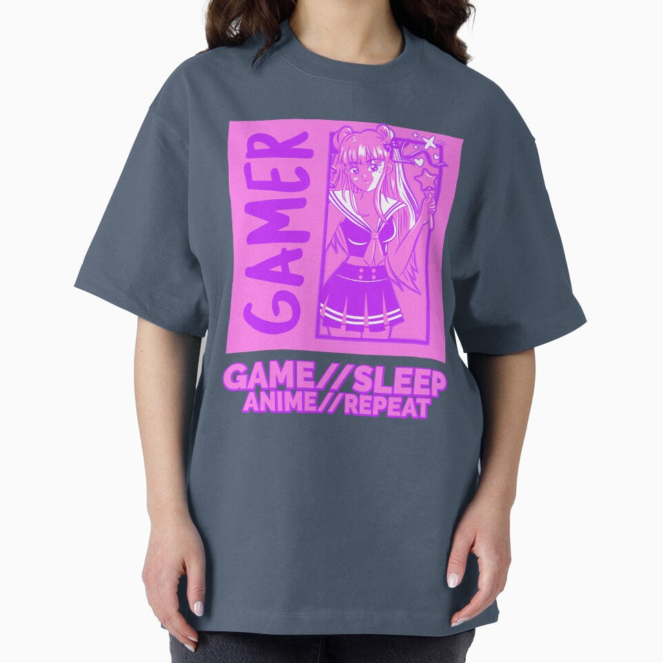 Game/Sleep/Anime/Repeat by SuperstyleTees