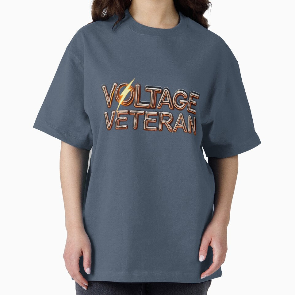 Master Electrician Gift - Voltage Veteran Wire Typography Design by Flownow